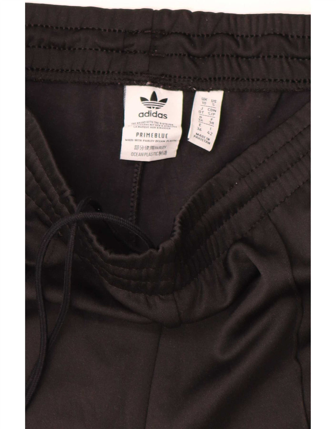 Adidas Damen Trainingshose UK 10 Small Schwarz