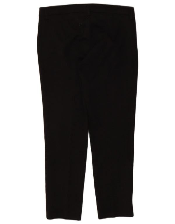 Marella Damen EMME Slim Chino Hose UK 10 Small W32 L26 Schwarz Baumwolle