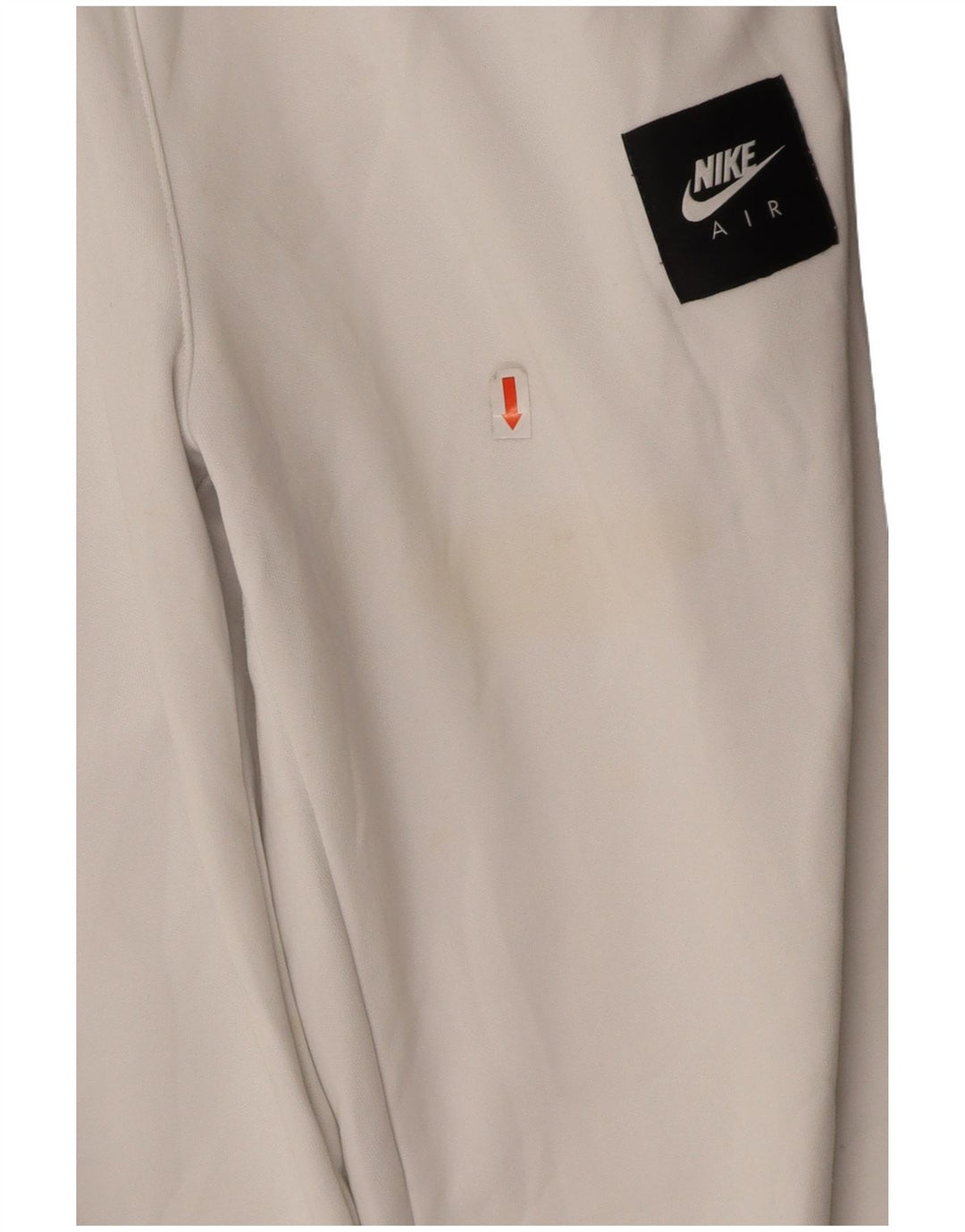 NIKE Womens Tracksuit Trousers Joggers Medium  White Colourblock Polyester