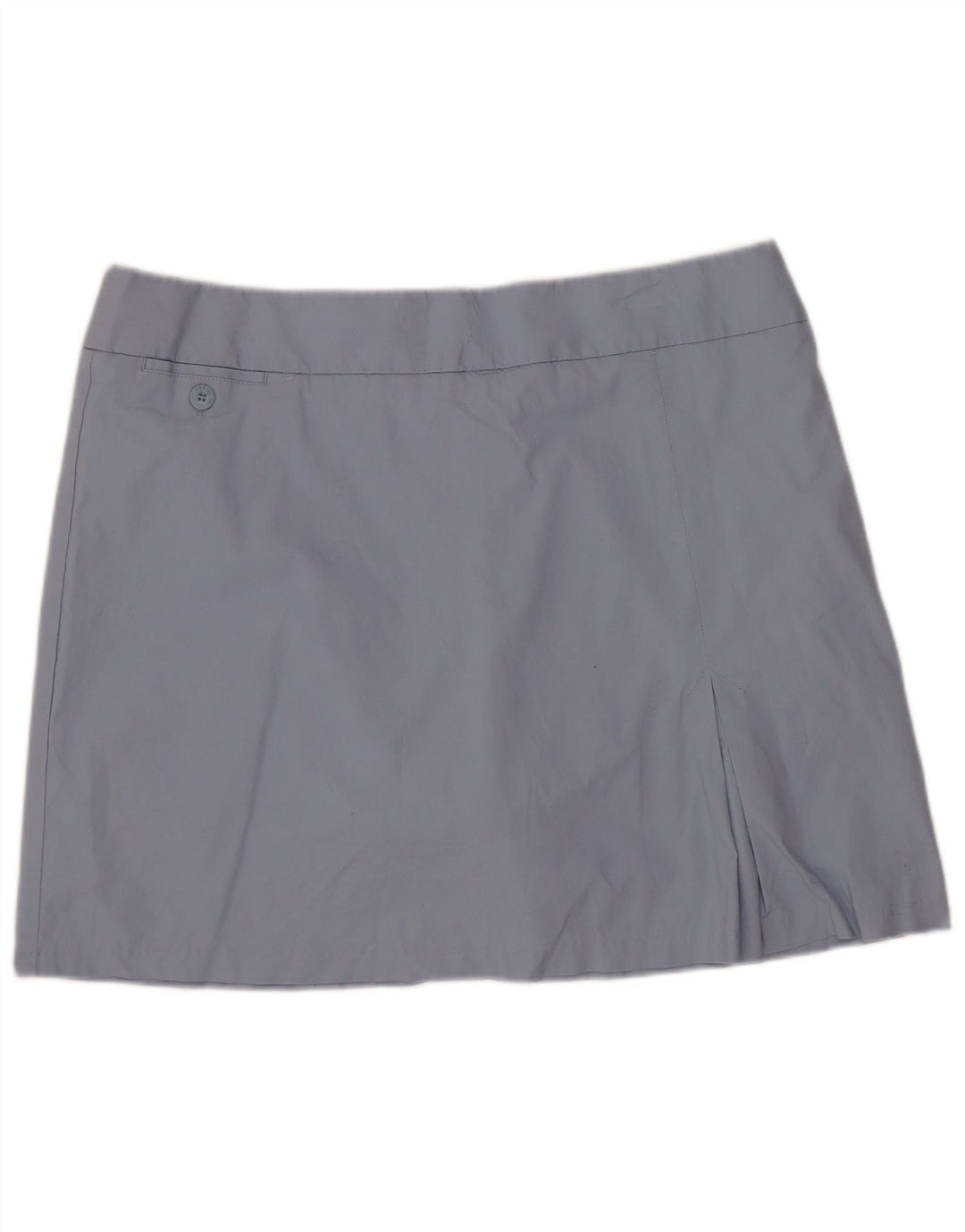 DOCKERS Damen Minirock US 10 Large W32 Blaue Baumwolle