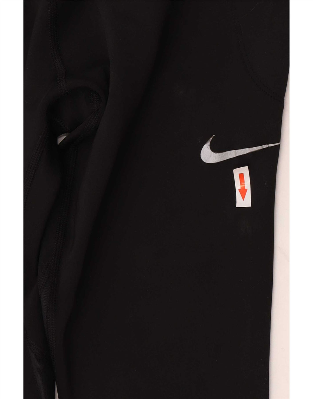 Nike Damen Leggings UK 16 Large Schwarz Polyester