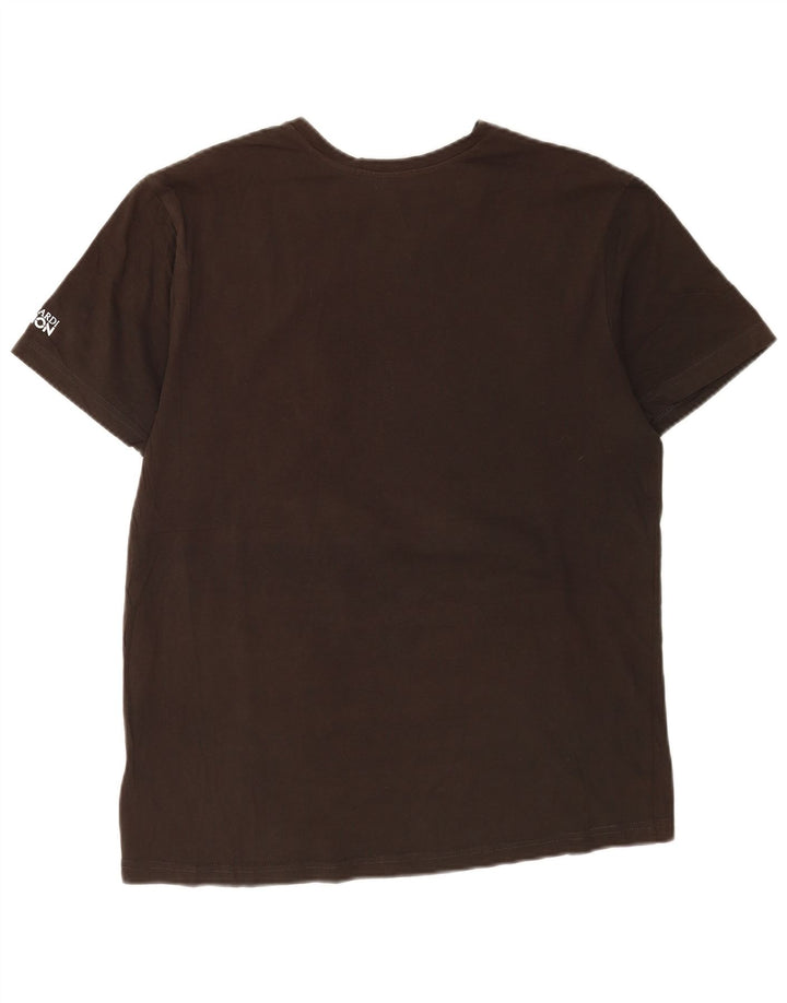 Trussardi Herren Grafik T-Shirt Top XL Braun