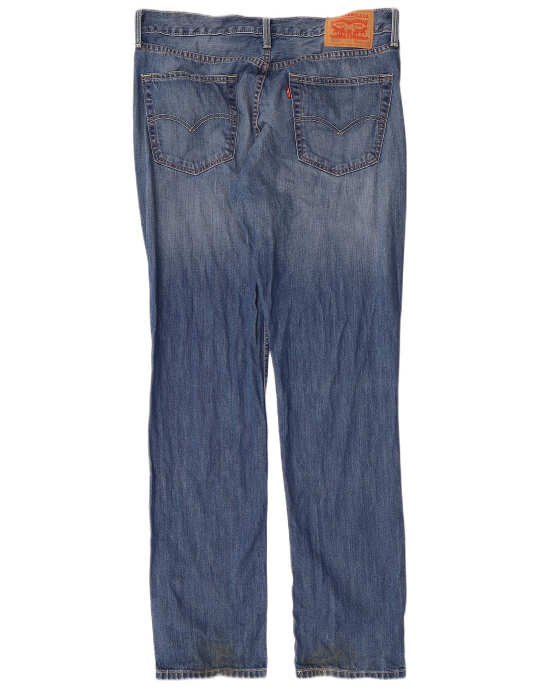 Levi's Herren 511 Slim Jeans W36 L34 Blaue Baumwolle