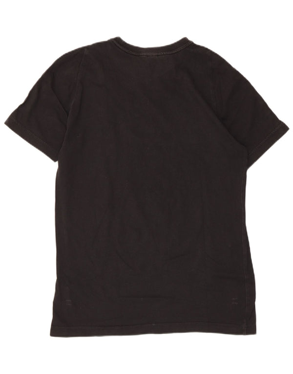 Adidas Jungen Graphic T-Shirt Top 14–15 Jahre, schwarze Baumwolle