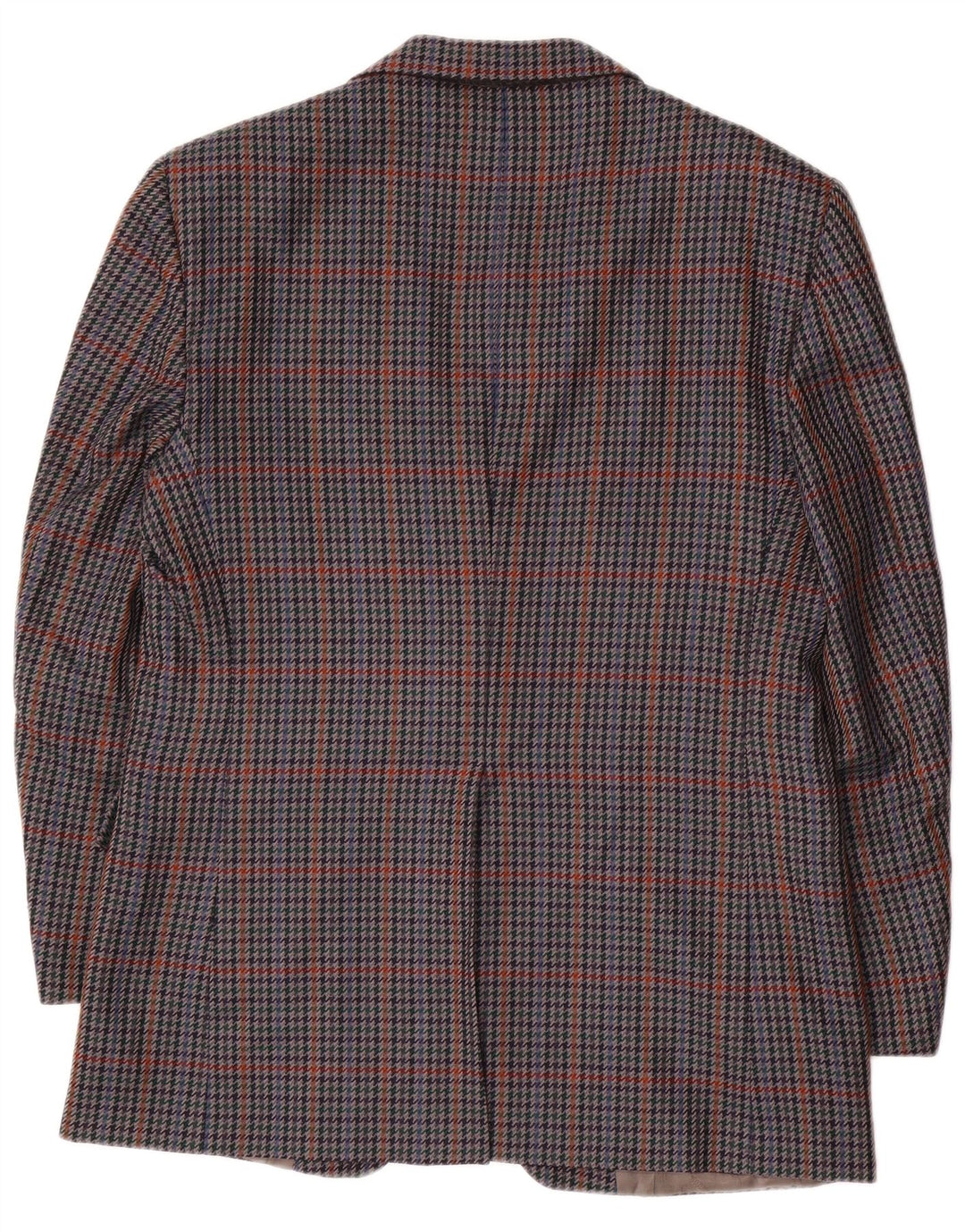 Aquascutum Herren-Blazerjacke, Größe 36, klein, mehrfarbig, Hahnentrittmuster