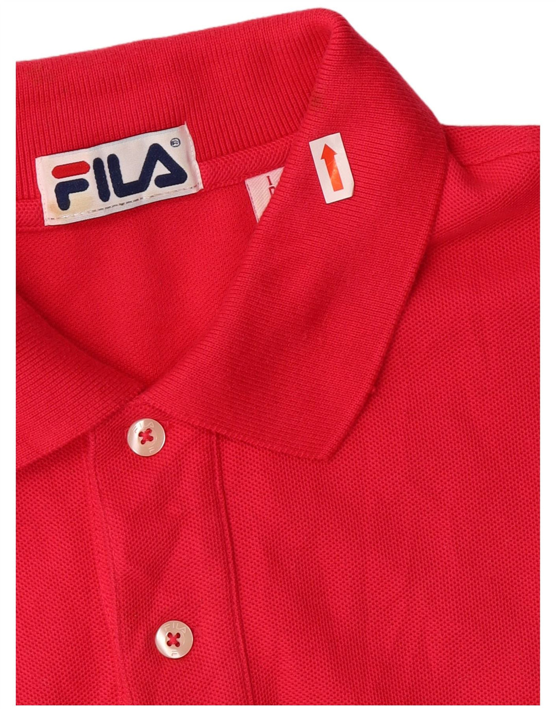 Fila Herren Poloshirt IT 46 Small Rosa Baumwolle