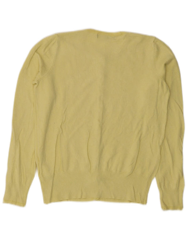 Marks & Spencer Damen-Cardigan-Pullover UK 8 Small Gelbe Viskose