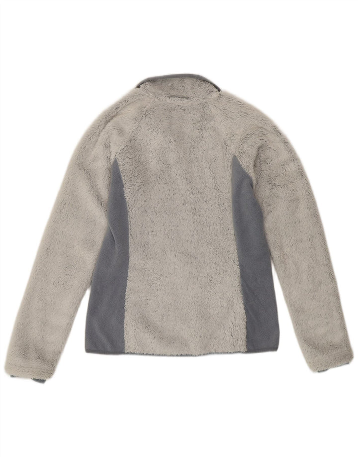 COLUMBIA Damen Interchange Fleecejacke UK 14 Mittelgrauer Farbblock