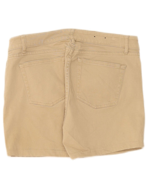 Chaps Damen Freizeitshorts US 4 Small W30 Beige Baumwolle