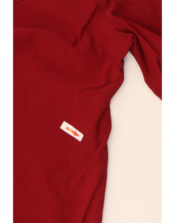 Moschino Herren gerade Freizeithose W33 L33 Rot