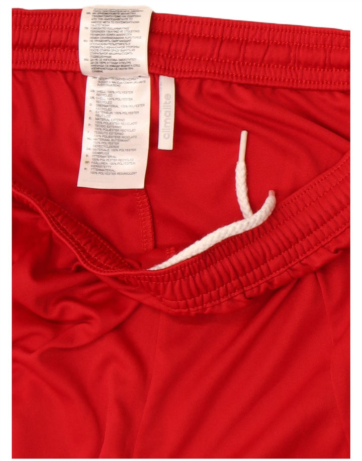 ADIDAS Herren Climalite Sport Shorts Kleines rotes Farbblock-Polyester