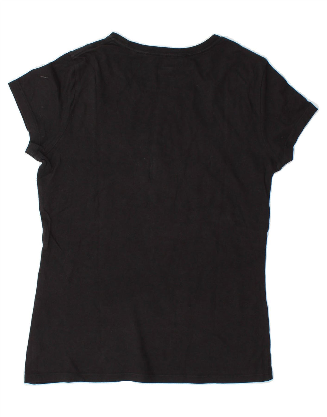 LEVI'S Womens Graphic T-Shirt Top UK 8 Small Black Vintage Levi's and Second-Hand Levi's from Messina Hembry 