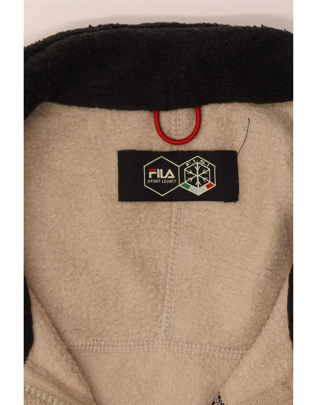 Fila Herren Fleecejacke UK 44 2XL Beige Polyester