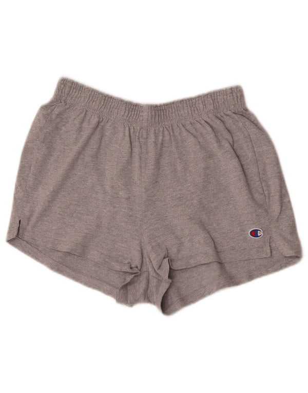 Champion Damen Sportshorts UK 14 Mittelgraue Baumwolle