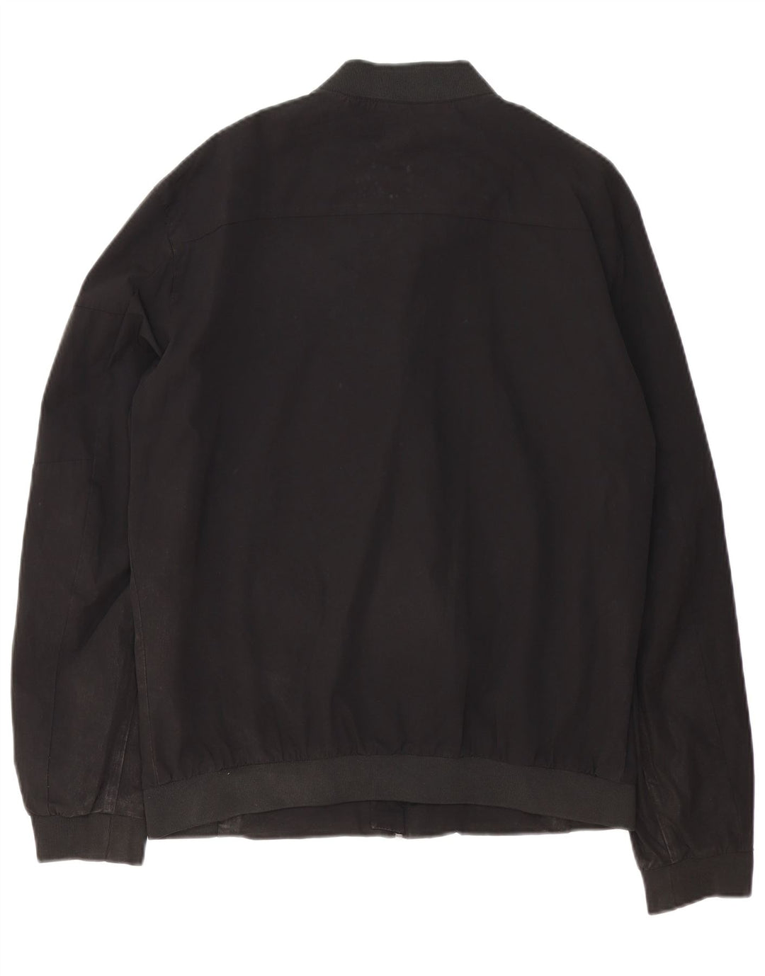Zara Herren Bomberjacke UK 40 Large Schwarz Nylon