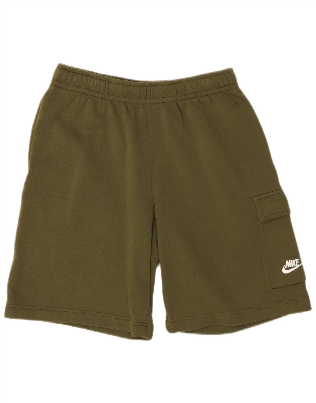 NIKE Herren-Sportshorts, Größe S, Khaki, Baumwolle