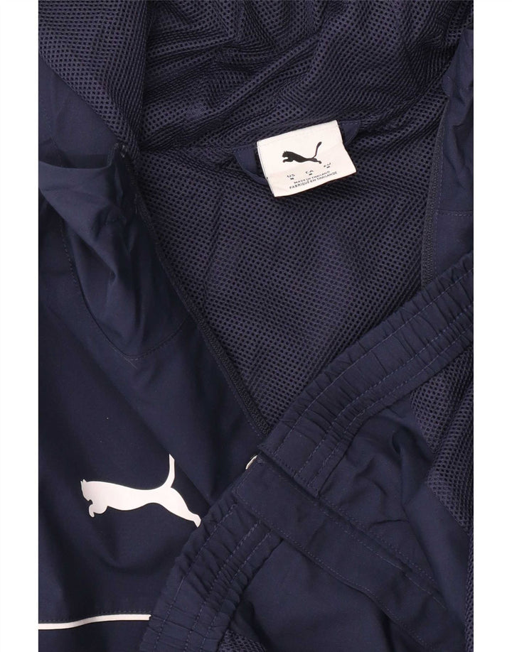 Puma Herren Box Hill FC Regenjacke mit Kapuze, UK 38, mittelmarineblau, Polyester