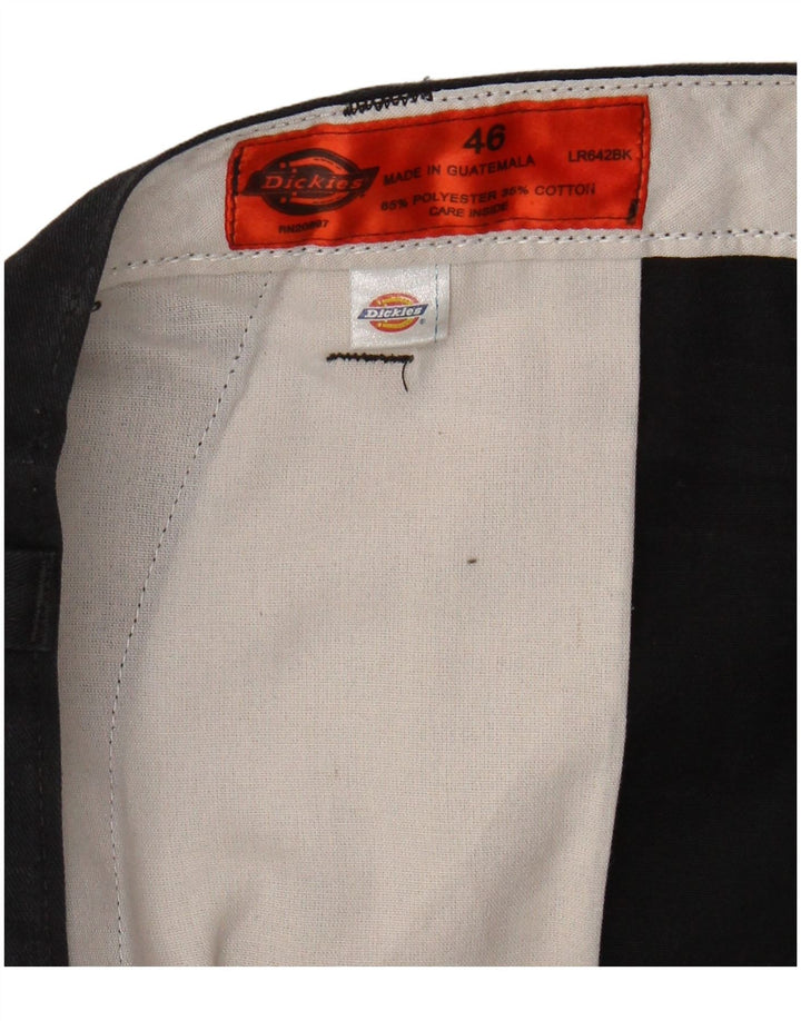 DICKIES Mens Cargo Shorts W46 3XL Black Polyester