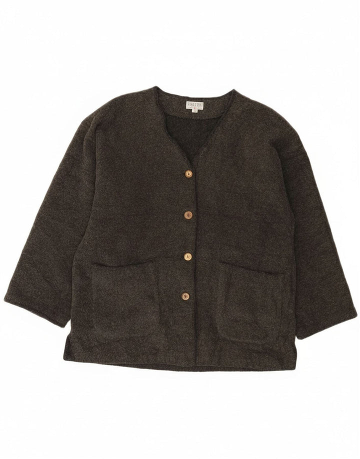Street One Damen-Blazer mit übergroßen 4 Knöpfen, EU 36, klein, graue Wolle