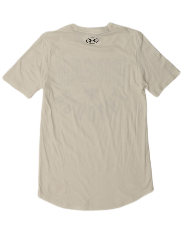 Under Armour Herren Heat Gear Graphic T-Shirt Top Small Weiß