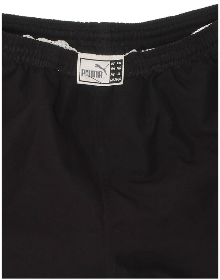 Puma Badeshorts für Jungen, 15–16 Jahre, schwarzes Polyester