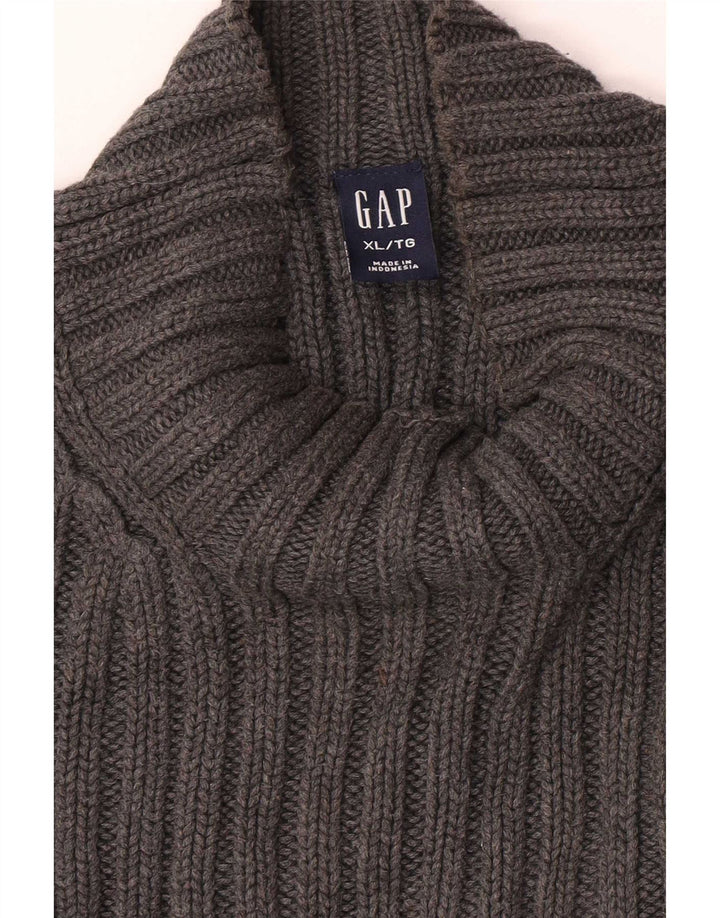 Gap Herren-Pullover mit Rollkragen, XL, Grau