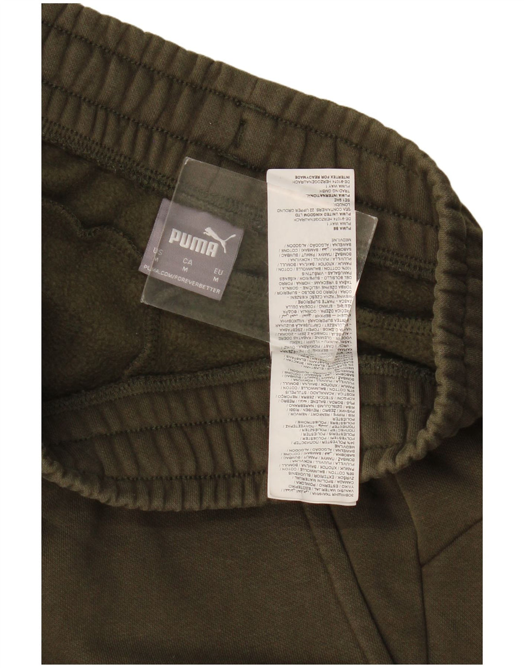 Puma Herren-Trainingshose, Jogginghose, mittlere Khaki-Baumwolle