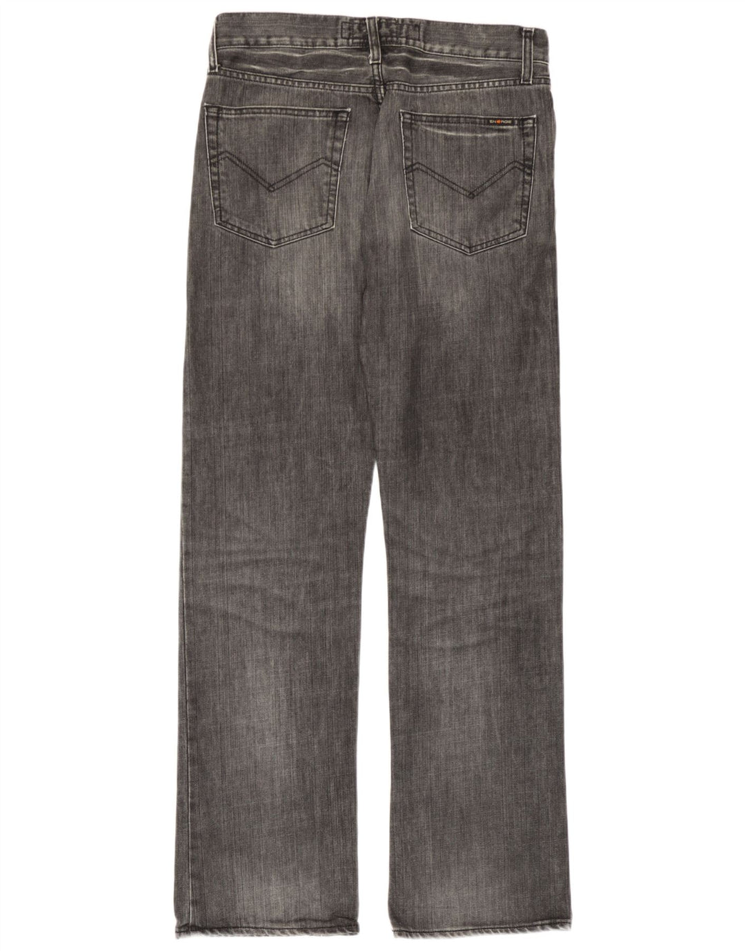 Energie Herren Morris Straight Jeans W32 L34 Graue Baumwolle
