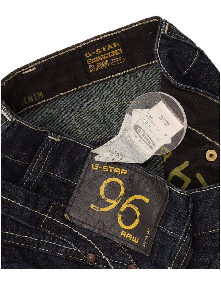 G-Star Damen Slim Jeans W26 L32 Marineblau Baumwolle