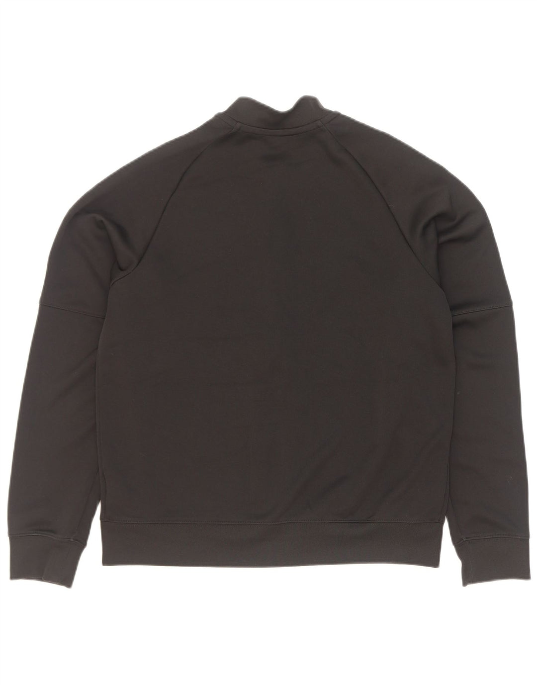 Nike Herren-Trainingsanzug-Top-Jacke aus mittelschwarzem Colourblock-Polyester