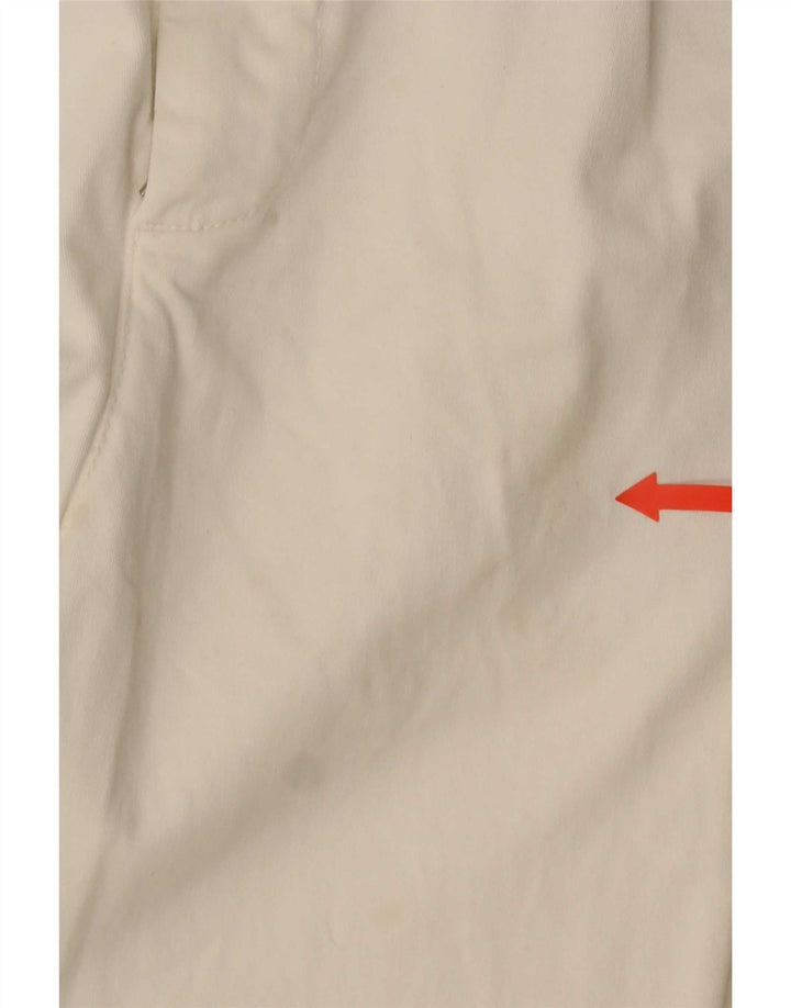 Zara Herren Pegged Chino Hose EU 44 Large W34 L26 Weiß