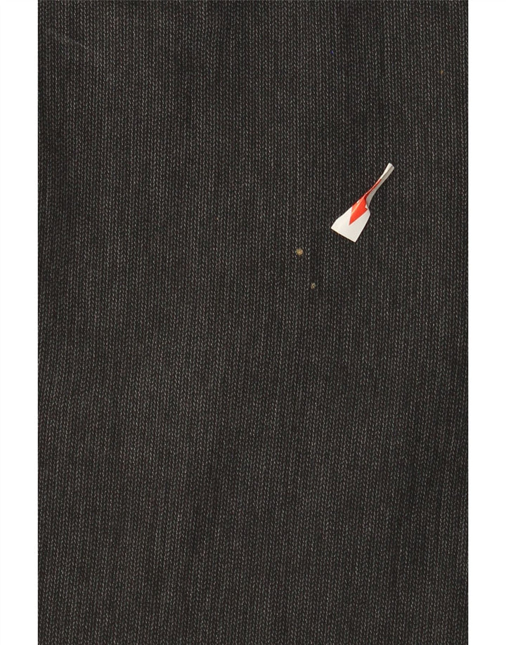 Marks & Spencer Herren-Freizeithose, gerade, W34, L31, graues Fischgrätenmuster