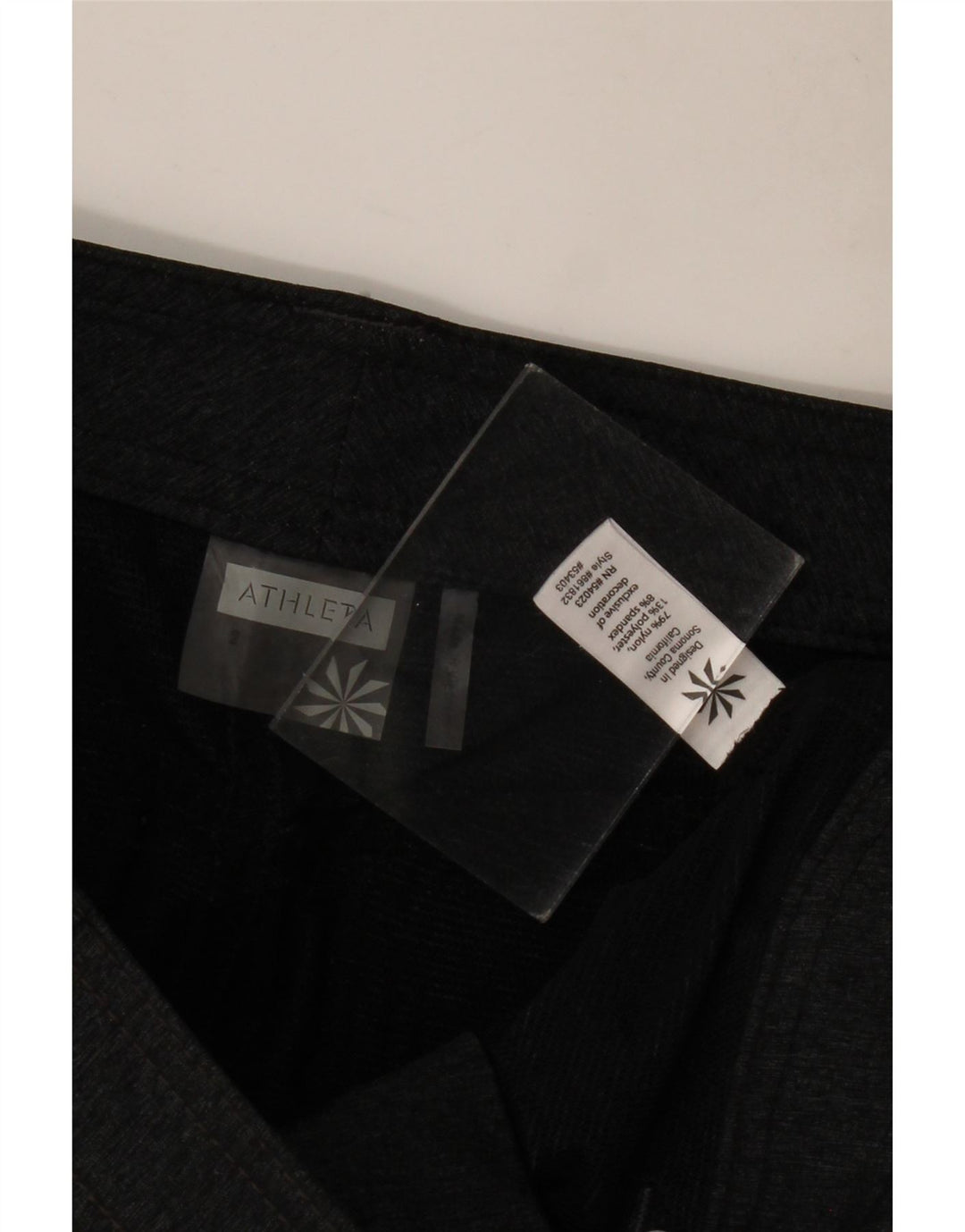 ATHLETA Damen Minirock US 2 XS W30 Graues Nylon