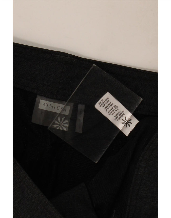 ATHLETA Damen Minirock US 2 XS W30 Graues Nylon