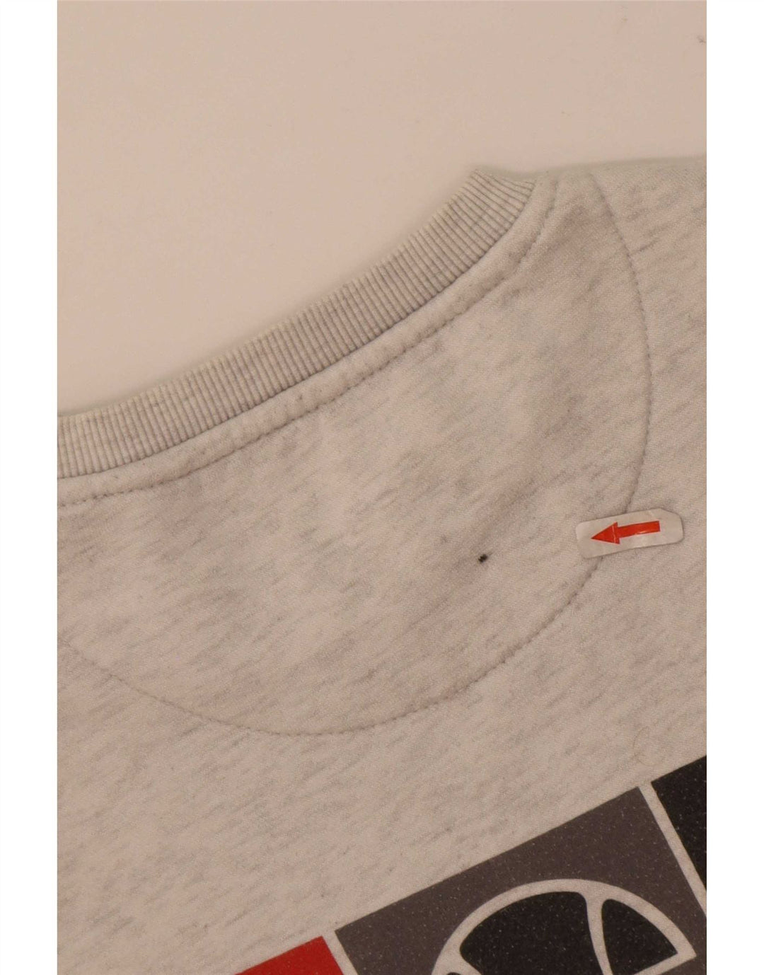 Ellesse Herren-Sweatshirt mit Grafik, klein, grau meliert, Polyester