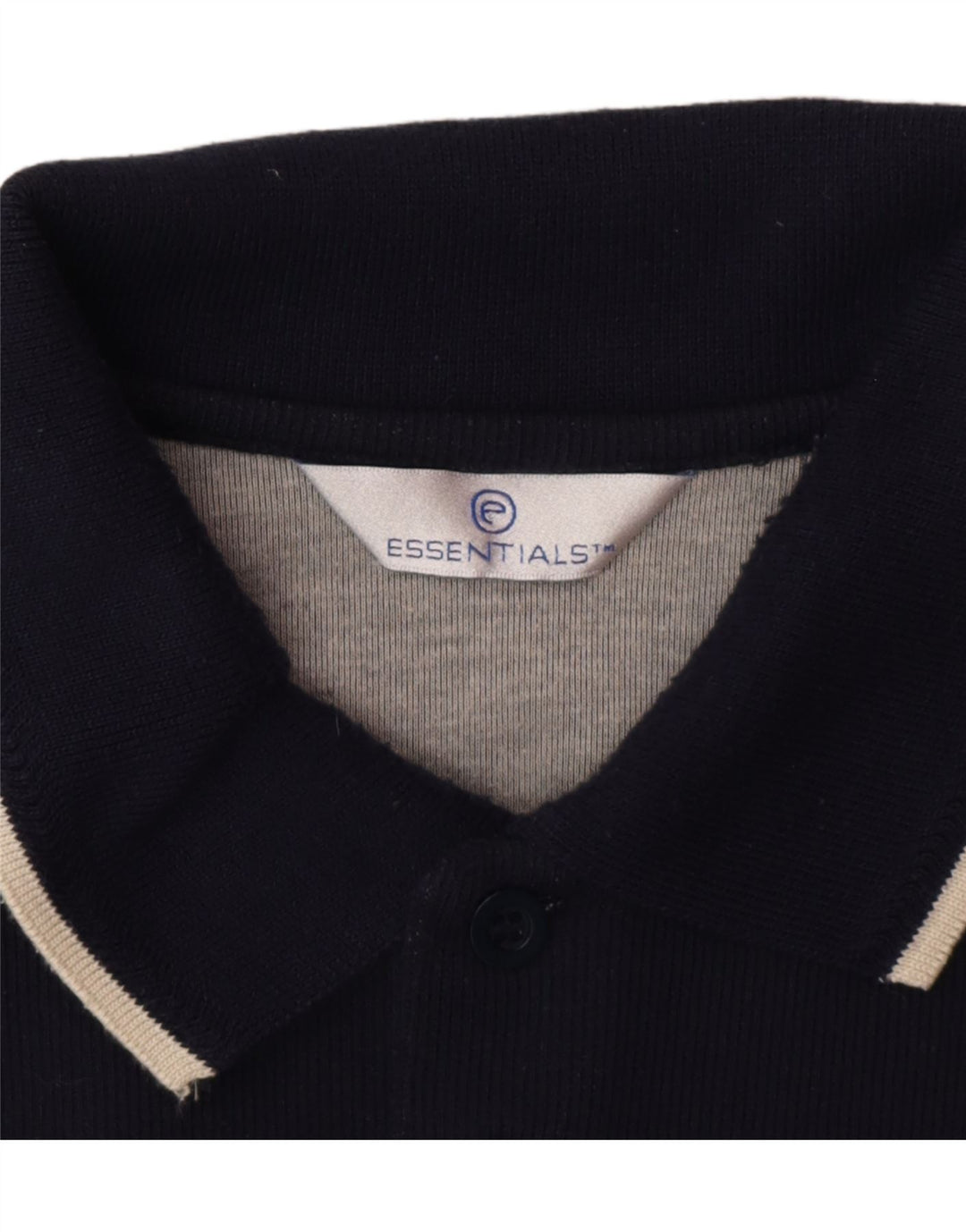 Essentials Herren-Poloshirt, groß, Marineblau