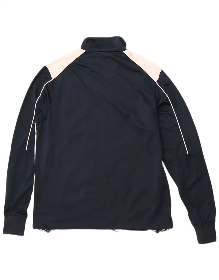 BRUGI Herren-Trainingsanzug-Oberteil, mittleres marineblaues Farbblock-Polyester