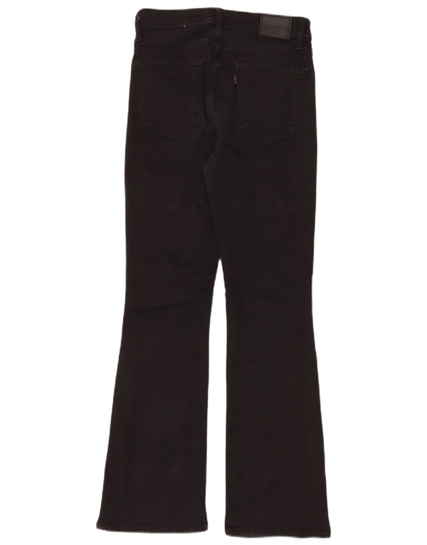 LEVI'S Damen Bootcut-Jeans mit hohem Bund, W29, L30, schwarze Baumwolle