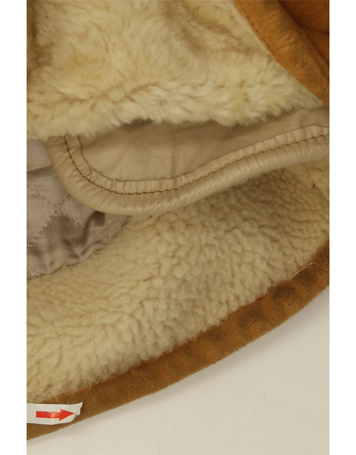 Vintage Damen Übergroße Jacke EU 46 XL Beige Argyle/Diamant
