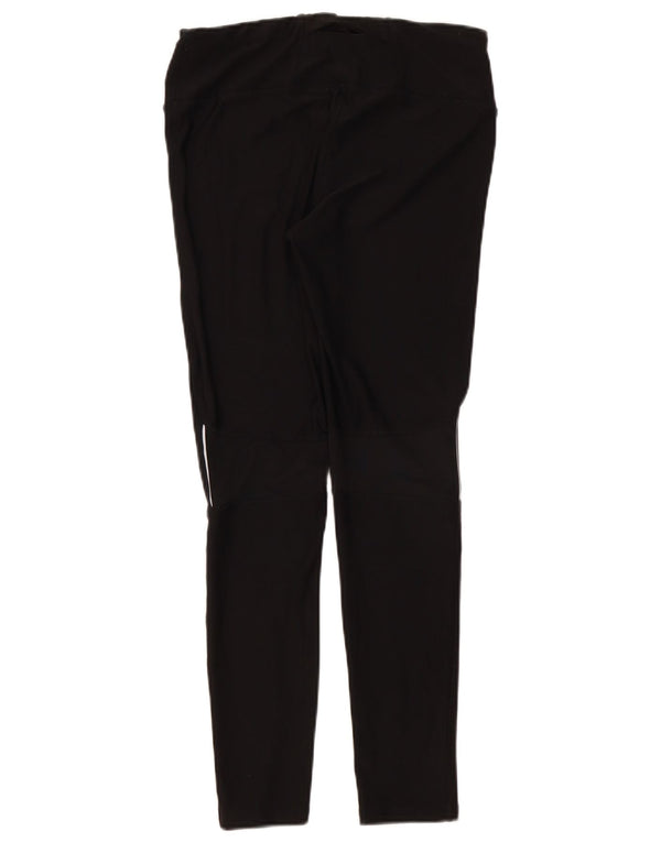 Asics Damen Leggings UK 12 Medium Schwarz Polyester