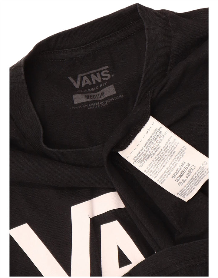 Vans Herren-T-Shirt mit klassischer Passform, mittelschwarzer Baumwolle