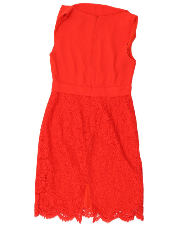 Ärmelloses Etuikleid für Damen von Oasis, Größe S, Rot, Blumenmuster, Polyester