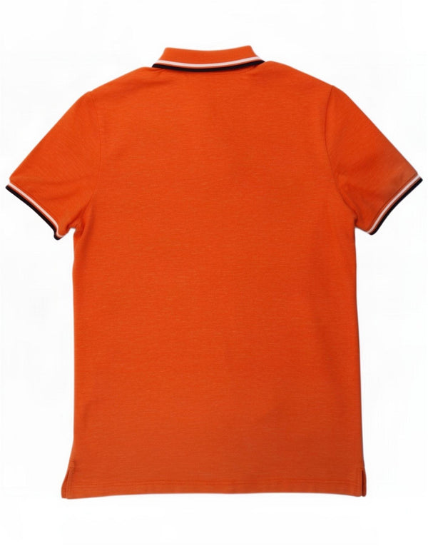 American Eagle Herren-Poloshirt mit klassischer Passform XL, orange gefleckte Baumwolle
