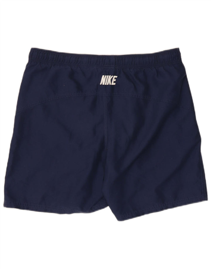 Nike Herren-Badeshorts mit Grafik, Größe S, Marineblau, Polyester