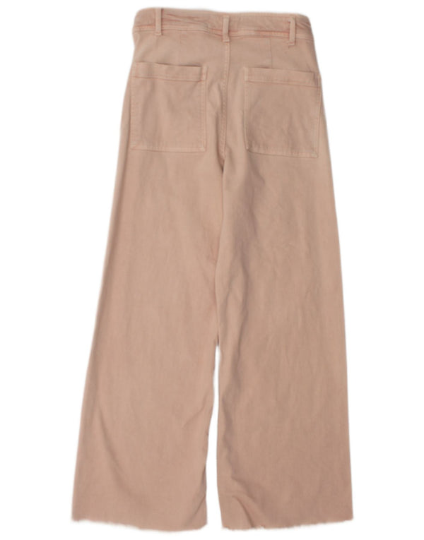 Zara Damen The Marine Straight Loose Jeans EU 38 Small W28 L28 Rosa