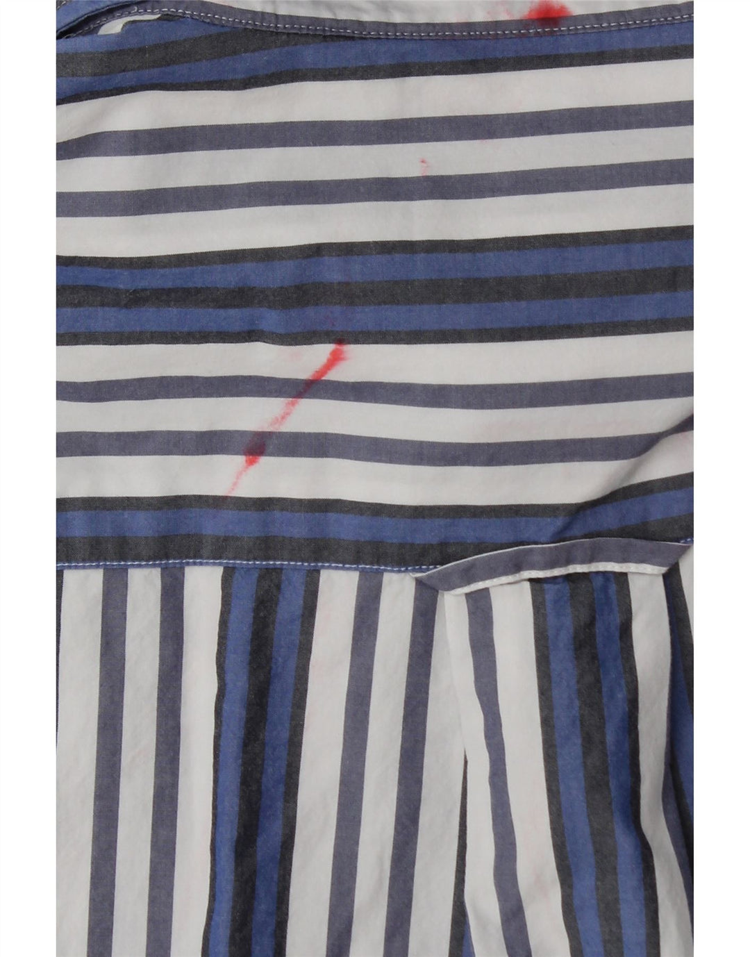 Gant Herren-Hemd mit entspannter Passform, Größe 39/40, mittelblau gestreift, Baumwolle