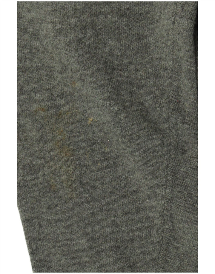 Benetton Herren-Pullover mit Rollkragen, Größe S, grüne Schurwolle