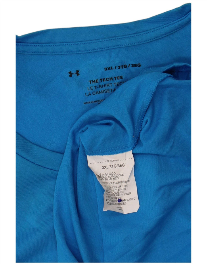 Under Armour Herren T-Shirt Top 3XL Blau Polyester