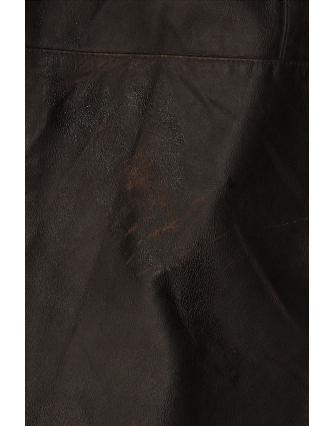 Privilegi Damen-Ledermantel mit Kapuze, übergroß, IT 50 XL, braunes Leder