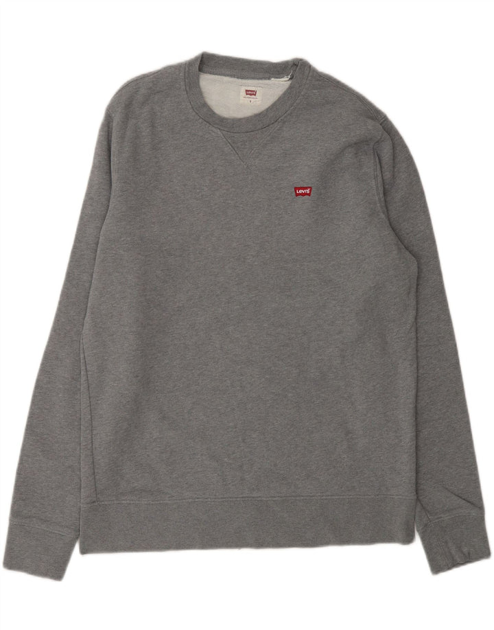LEVI'S Mens Sweatshirt Jumper Small Grey Vintage Levi's and Second-Hand Levi's from Messina Hembry 